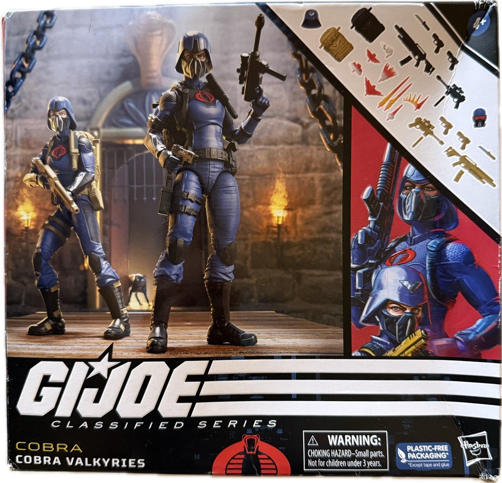 GI Joe Classified Series Cobra Valkyries 2 Pack – Open/Damaged Box
