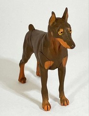Dog Doberman Figure ChocoQ Pet Animal Series 50mm Used