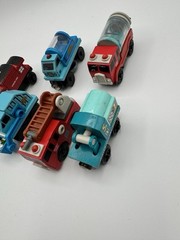 Thomas Friends Wooden Railway Tank Fire Water Pumper Truck & Street Sweeper Lot