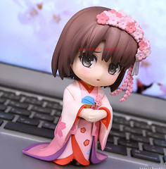 Gsc 1114 Megumi Kato Kimono Ver. Nendoroid Doll 10cm Action Figure New
