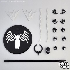 toys Messtoys Symbiote Spider-Man Black Suit Action Figure Collectible Toy Bo