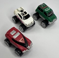 Vintage 1996 Jakks Power Rangers Micro Turbo Zords Car Lot Of 3