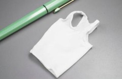 1/6 women white tank top vest classic for 12″ female figure phicen kumik ❶USA❶