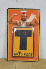 1987 Vintage A Team Mr T Action Figure B.A. Baracus Lot Puzzle Air Fresheners