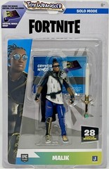 Fortnite Series 25 Malik 4 Inch Figure with Crystal Wings Wrap NEW