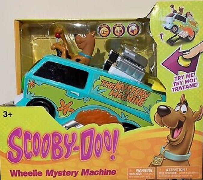 Scooby Doo Wheelie Mystery Machine Battery Powered NKOK 9″ Long Van Brand NEW