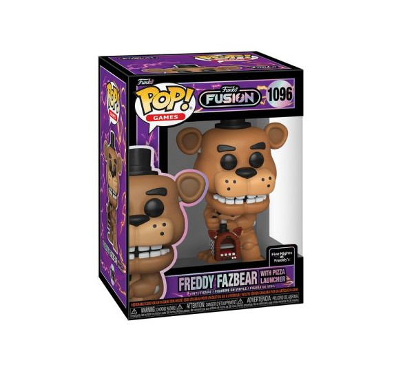 Funko Pop Funko Fusion Freddy Fazbear w/ Pizza Launcher Figure w/ Protector