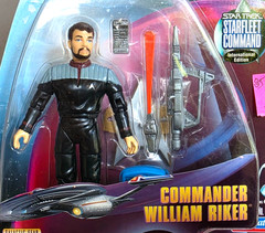 Comm Riker Target Exclusive Starfleet Command Seri 99 TNG Star Trek Insurrection