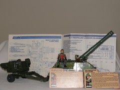 VINTAGE HASBRO G.I. JOE ARTILLERY ASSAULT: FEAT. ’82 HEAVY LASER AND ’84 SLUGGER