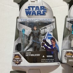 Lot Of 8 Star Wars The Clone Wars Action Figures Numbers 1-8