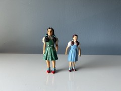 Wizard Of Oz Action Figures Set of 8 1988 50th MGM Turner Poseable, 3.75″ Figure