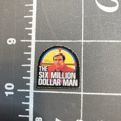 The Six Million Dollar Man Replacement Replica Uniform Badge Patch Lot of 2 READ