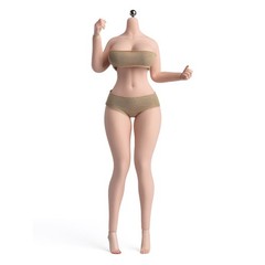 YM YM611 1/6 Female Makeup Soldier Articulated Body 12in Silicone Wrapped Figure