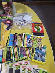 TMNT Teenage Mutant Ninja Turtles Vintage Toys 90s Hat Books Cards Party Cup Lot