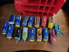 Chuggington Die-Cast Train Lot 15 & Plastic Trains Carrying Case EUC