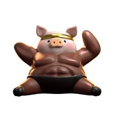 TOP Lulu The Piggy Blind Box Figures – Fitness Club Series Home Desk Decorations