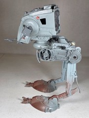 Star Wars AT-ST Scout Walker Vehicle 1995 Kenner Lucasfilm Vintage Missing Gun