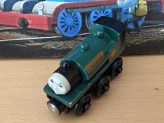 1998 Authentic Learning Curve Britt Allcroft Wooden Thomas Train Peter Sam!
