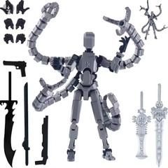 T13 Titan 13 Action Figure 3D Printed Multi Jointed Movable Robot Model Toy