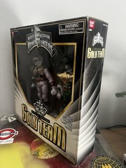 Mighty Morphin Power Rangers 8″ Gold Team Green White Ranger Tommy Bandai SEALED