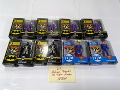 DC Comics Batman Joker Superman Figure Set 10pc Spin Master Boxed Toy New Multi