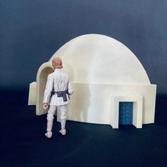 Tatooine Building Front 1 Diorama for 3.75 IN (1:18) FIGURE