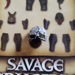 Harvinger Studios Savage Crucible Huntsman Pack SKULL HALF MASK