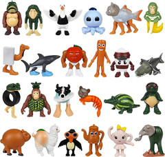 24PCS Italian Brainrot Steal a Brainrot Toys, 1.8″ Tralalero Tralala Action Figu