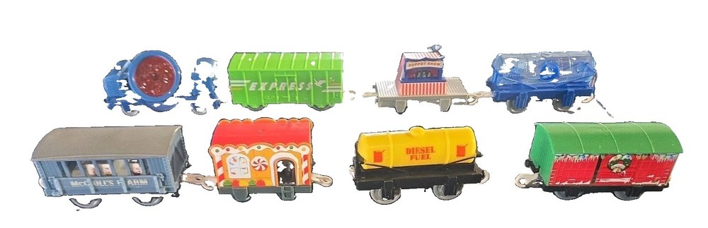 Thomas & Friends – Lot of 8 Freight Cars – Thomas the Train- Mattel 2006/2010