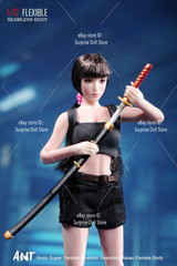 1/12 Female Seamless Body Flexible Pale Medium Bust For 6″ Action Figure Doll