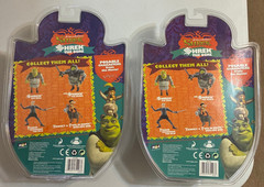 Shrek The Ogre Posable Action Figure MGA Entertainment 2006 Set of 2 Silver