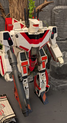 Transformers G1 Jetfire with paperwork and lots of parts – vintage 80s
