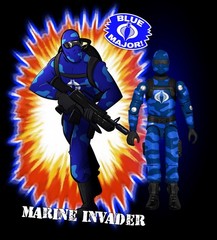 Gi Joe Blackmajor Custom Cobra Invasors X5 Master Set Commandos 3.75 Troopers