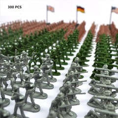 Classic Military Toy Soldiers Set – 300 Durable Figures with Flags for All Ages