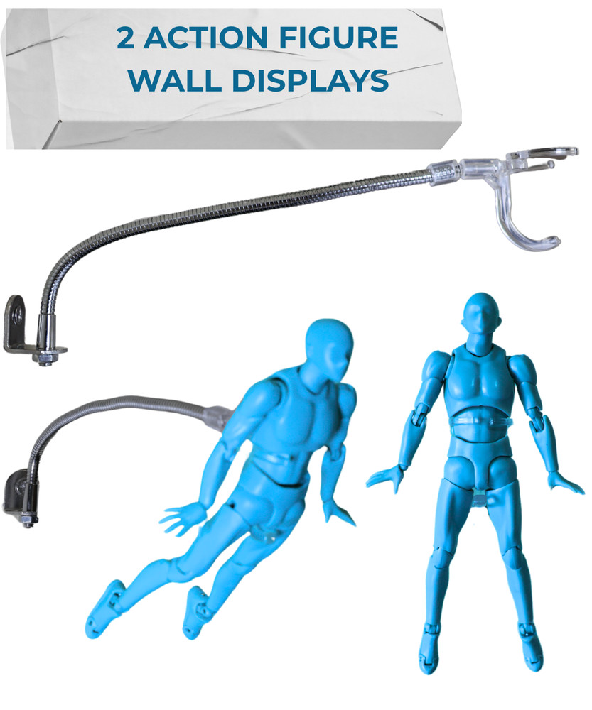 Action Figure Stand Wall Display | Flying Action Figure Display | Adjustable Arm