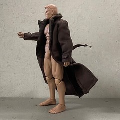 PB-LTC-GB: 1/12 Dark Brown Wired Coat for Marvel Legends Mezco Mafex Gambit