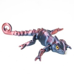 8.3inch 3D Printed Lizard Model,Articulated Animals Figure,Fidget Toy Home Decor