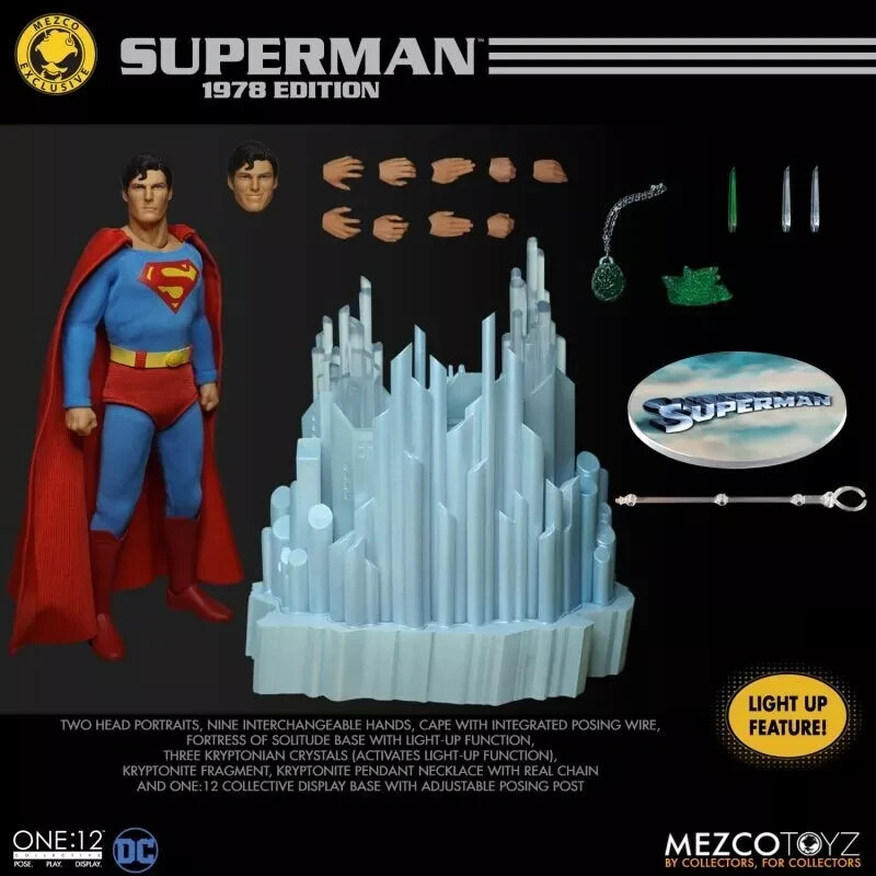 Mezco One:12 Collective Exclusive 1978 Superman Christopher Reeve Brand New