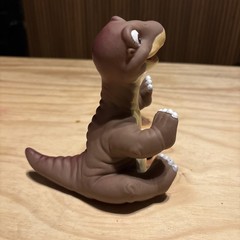 Vtg 1988 Land Before Time Little Foot Dinosaur Rubber Hand Puppet Pizza Hut 6″