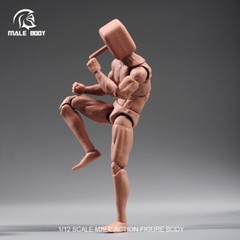 USA NOTAMAN NT-01 1/12 Male Wide Shoulder Strong Soldier Body 6” Action Figure