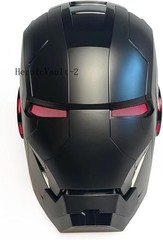 Iron Man Helmet MK5 1:1 Black Wearable Voice-control Open&Close Cosplay boxed