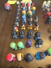 Lot of 118pcs Ooshies Pencil Toppers DC Comics Disney Marvel Figures Variety