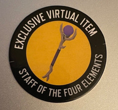 Roblox Celebrity Series 8 Zombie Jenkins STAFF OF THE FOUR ELEMENTS Code Only