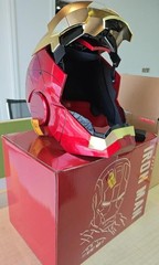 AUTOKING Iron Man MK5 1:1 Helmet Wearable Voice-control Mask Halloween Cosplay