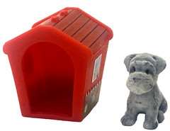Cool Things Puppy Club Friends Dogz House Blind Bag Miniature SCHNAUZER & house