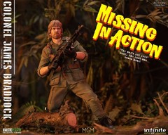 Missing En Colonel James Braddock Chuck Norris Standard Edition 1/6 Figure