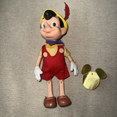 9 1/2” Dakin Disney PINNOCHIO Figure w/ Hang Tag Vintage 1960s