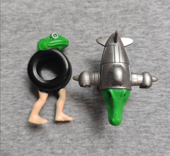 8 PCS Italian Brainrot Meme Shark Figures Toys Tralalero Tralala Action Figure