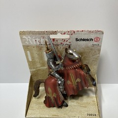 Schleich 70018 Knight Reared Up Horse Fleur de Lis Prince Customized Paint? READ
