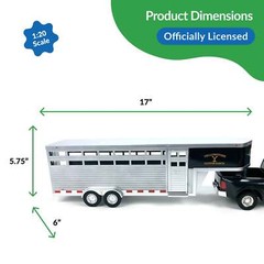 Big Country Toys Yellowstone Dutton Ranch 1:20 Scale Horse Trailer 801